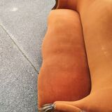 Louis Philippe style velvet bench