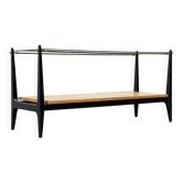Table basse en verre italienne