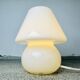 Opaline Glass Swirl Mushroom Table Lamp By Hala Zeist, The Netherlands 1960S