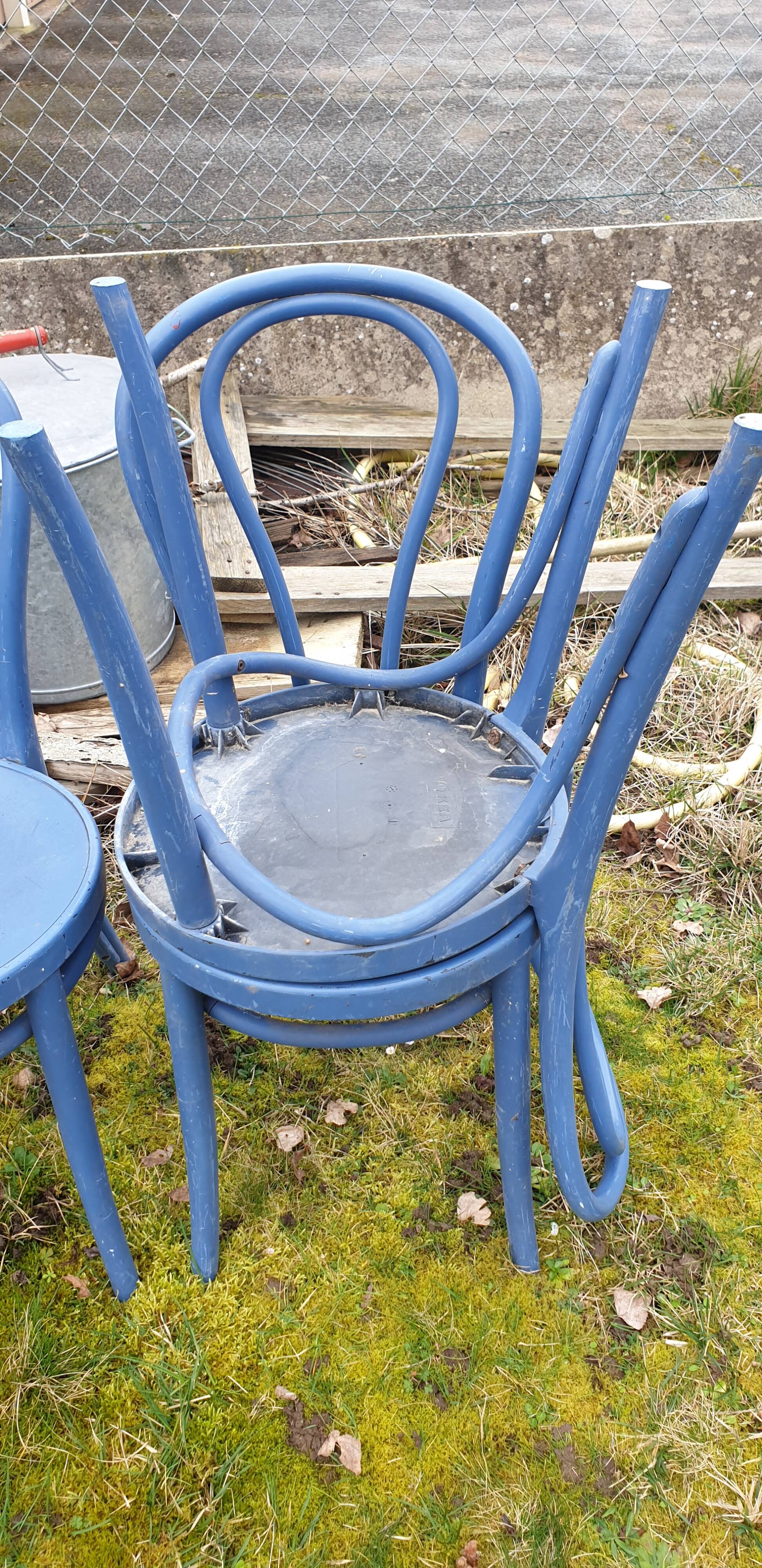 4 80s ikea bistro chairs