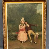 A. Corti. Scène galante.