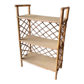 Rattan shelf