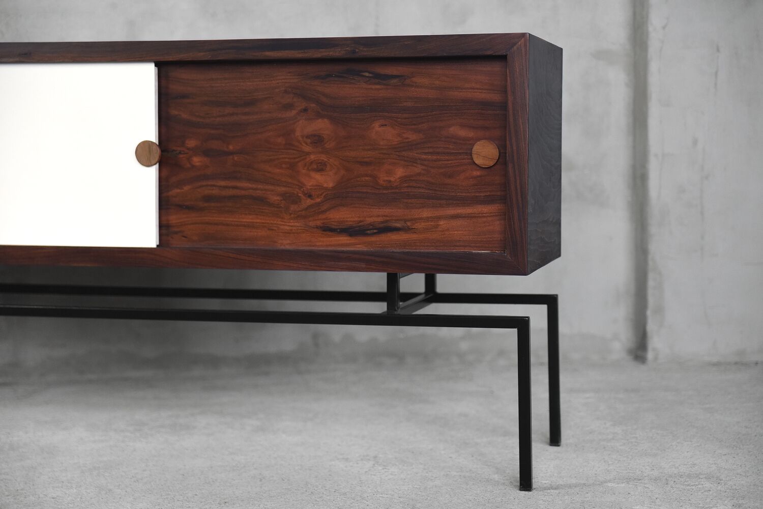 Zoomorphic scandinavian rosewood sideboard, 1960