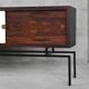Zoomorphic scandinavian rosewood sideboard, 1960
