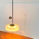 Orion counterweight pendant lamp in mid-century modern German space style, made of Staff Leuchten glass, 1960s.