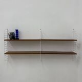 Mid-Century Nisse Strinning string design teak wall unit , 1960s