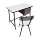 Desk and chair formica