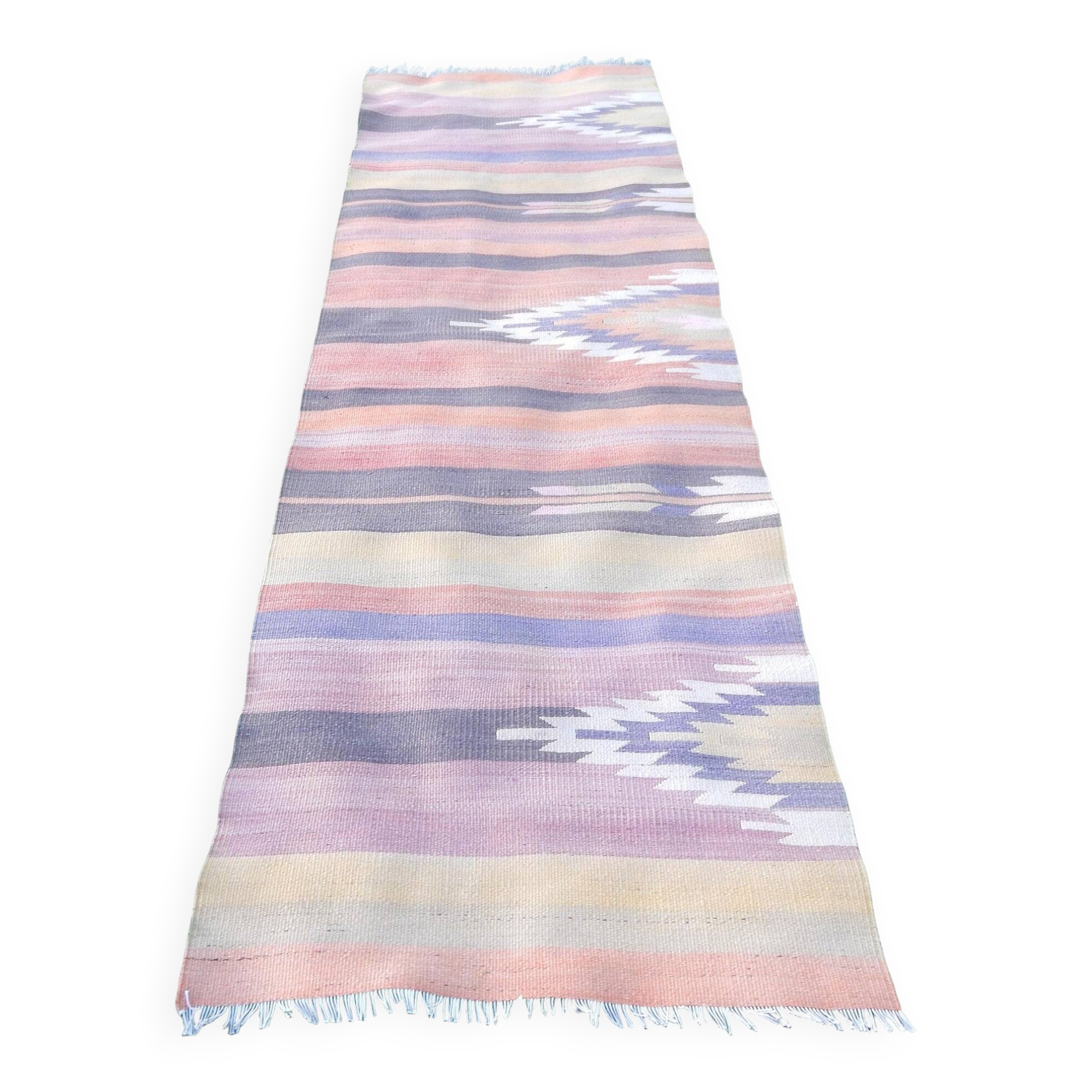 Vintage Turkish hallway rug 79x235 cm