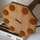 Vintage lace marquetry bedside lamp