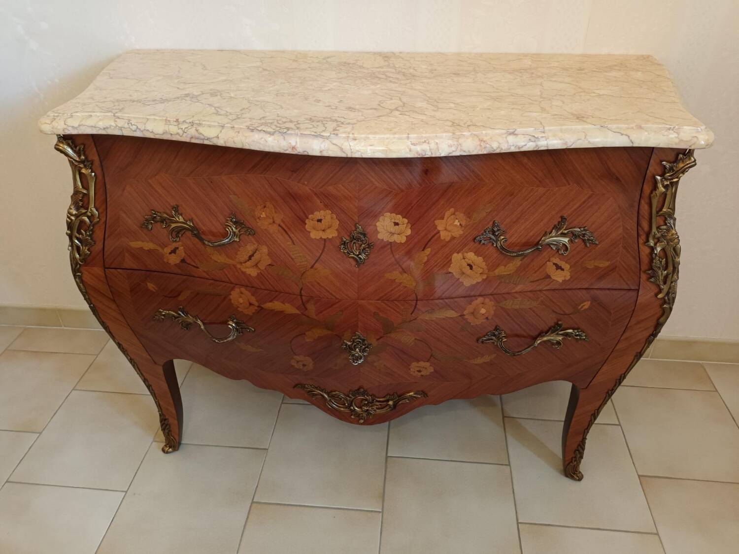 Louis XV style chest of drawers