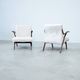 Set of two elegant lounge chairs