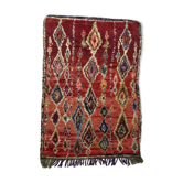 Moroccan Berber carpet Boucherouite 1.63x1.10m