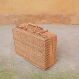 Vintage rattan case