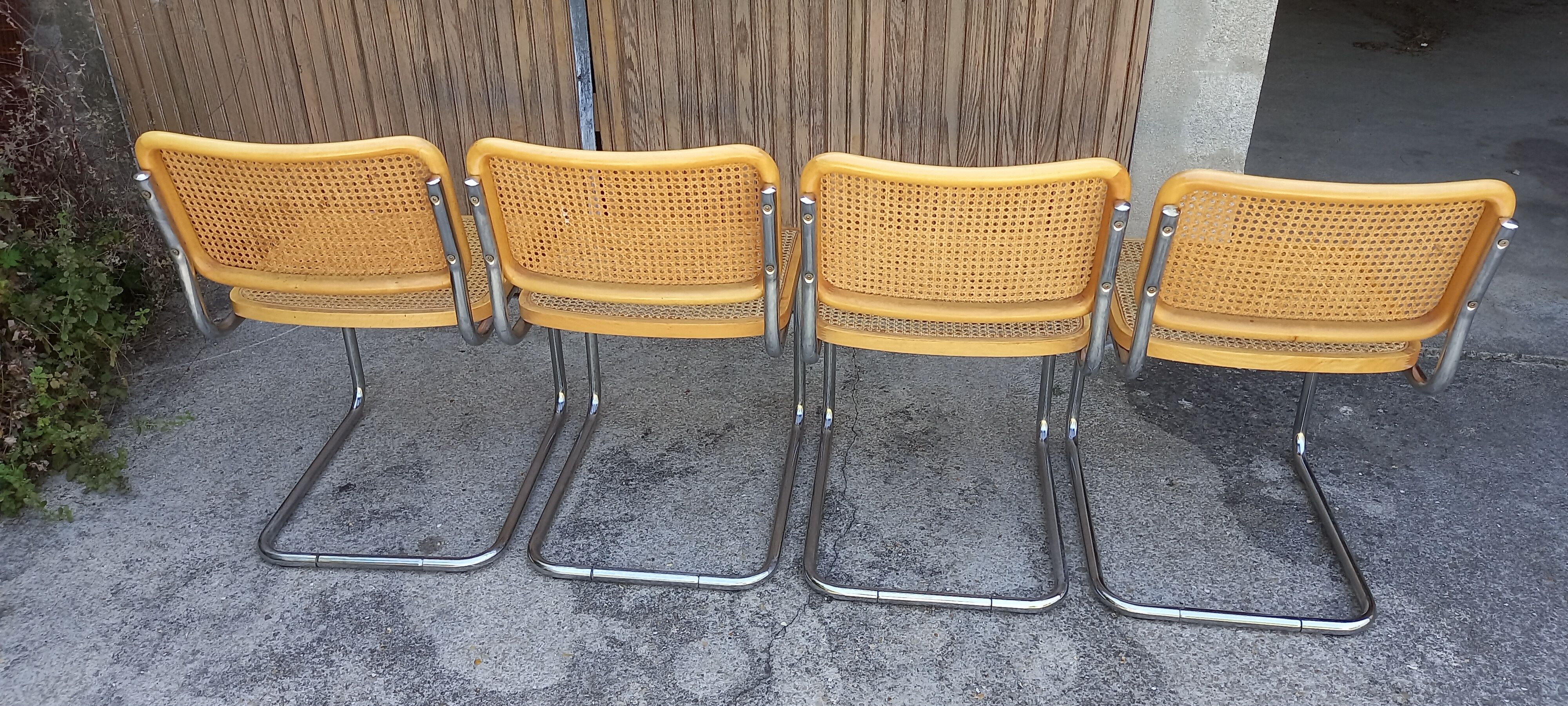 Chairs B32 by Marcel Breuer