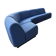 Modular vintage "tappo" bench from the 70s.