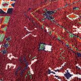 Boujaad berber carpet in hand woven wool 150x270 cm