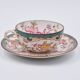 Cup and under cup Sarreguemines décor Minton n°248