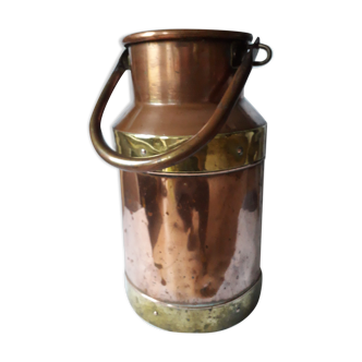 Copper and brass pot
