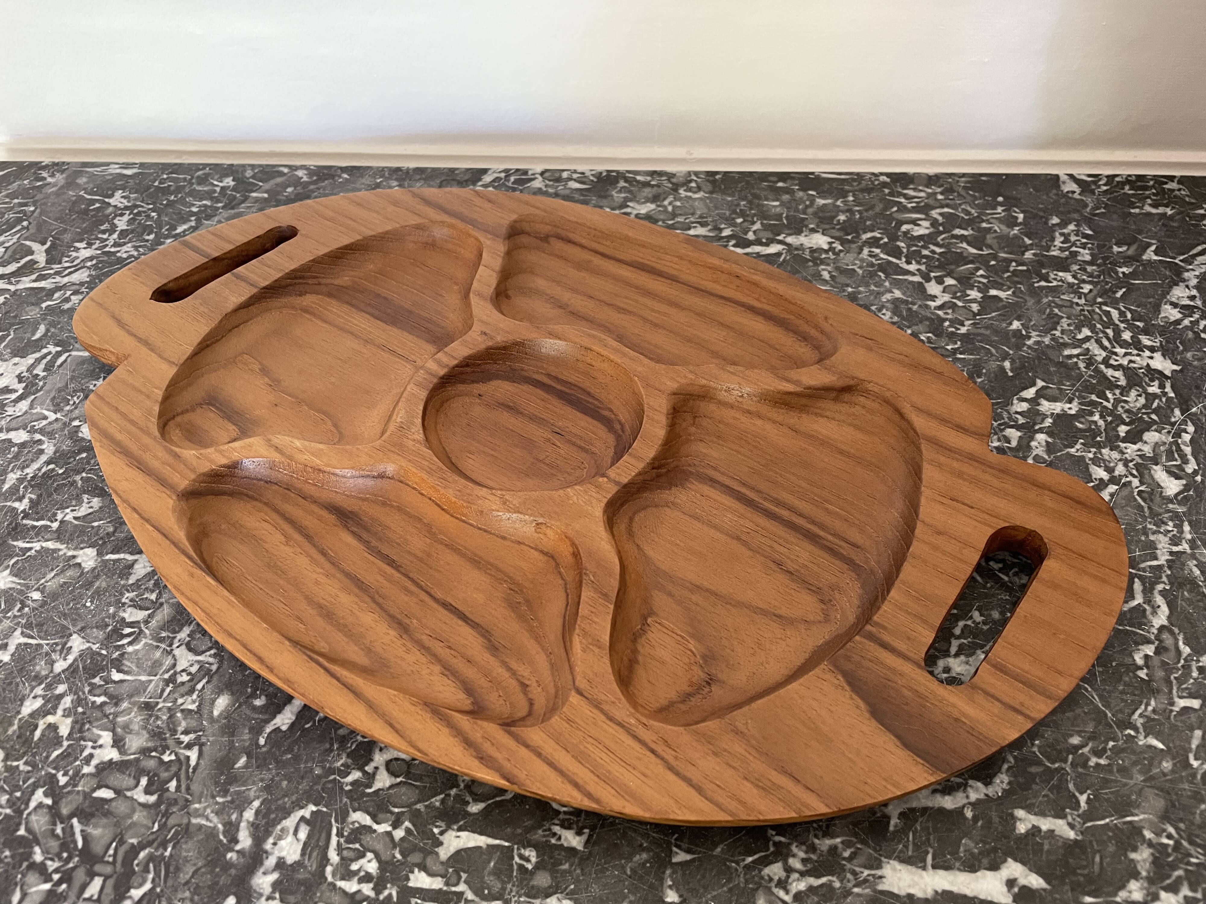 Vintage teak dish