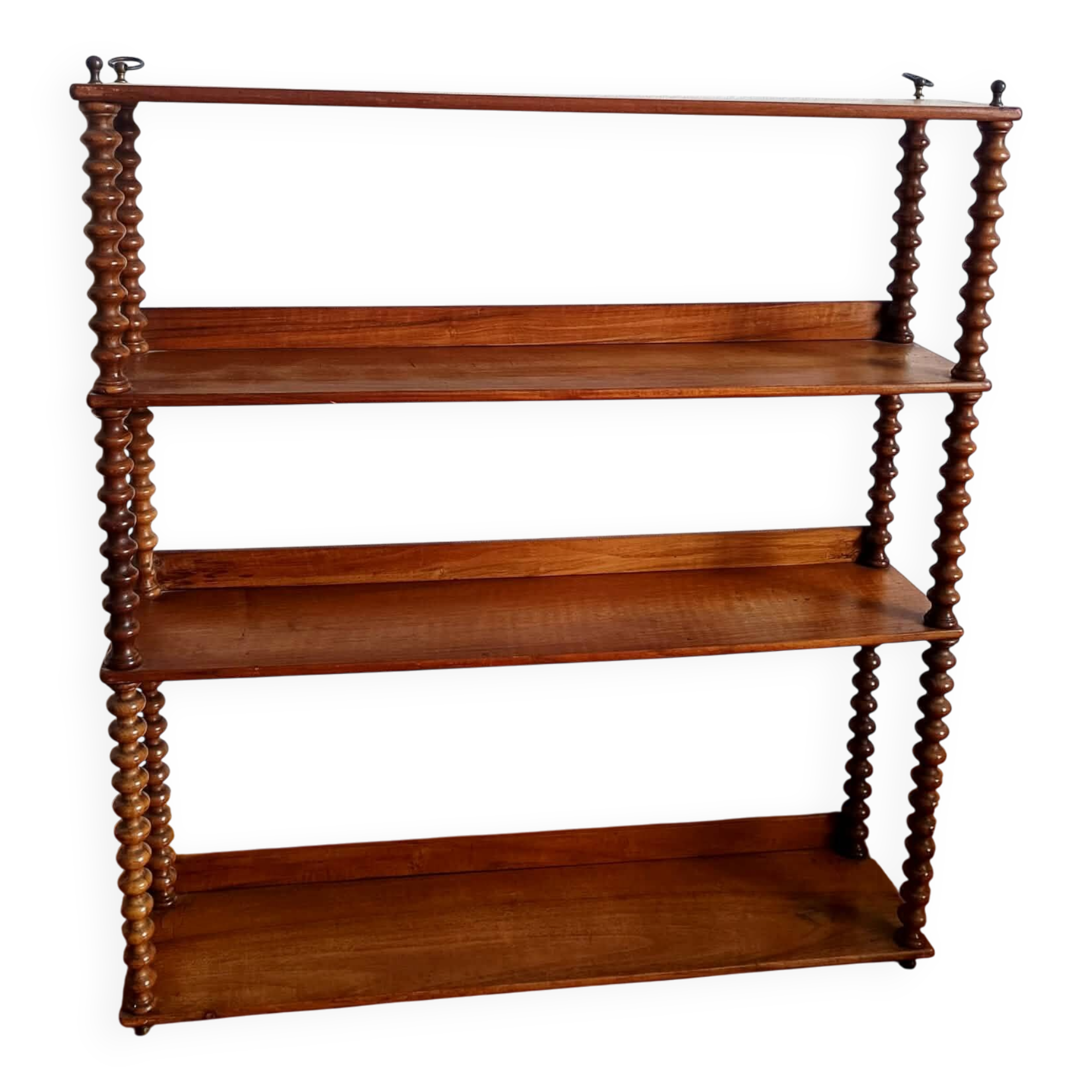 Napoleon III twisted column wall shelf
