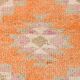 3x12 Pumpkin Orange & Pink Turkish Runner Rug, 83x392Cm