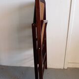 Vintage rattan folding chair