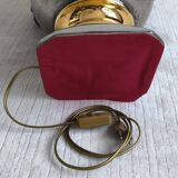 Magnificent large Italian lamp from the 1960s, ceramic / gold.