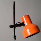 Vintage 1970s Belid MCM Orange Desk Lamp.