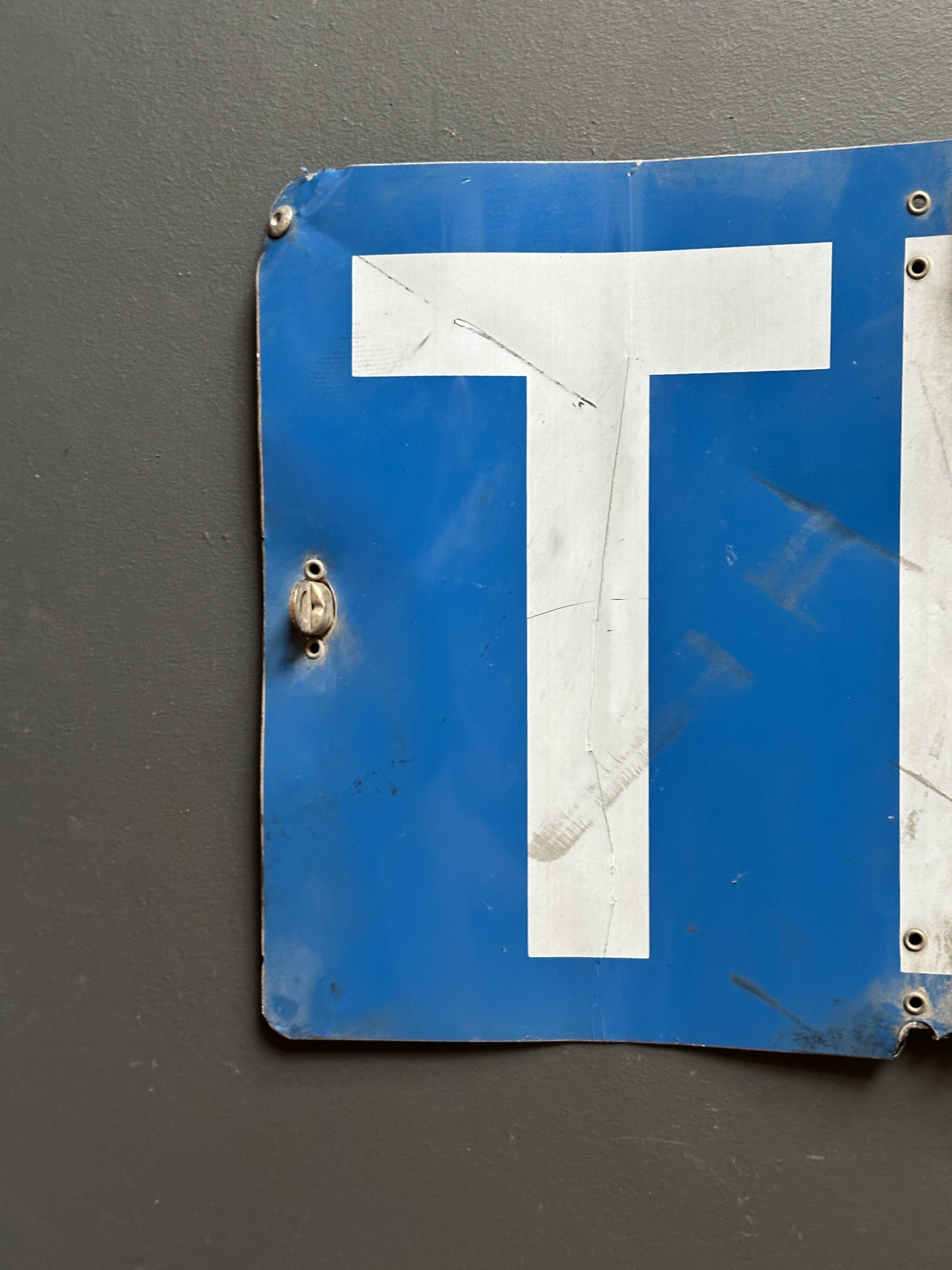 Tir truck plate vintage european industrial metal signs decoration man cave