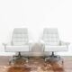 Vintage swivel armchairs, UP Závody, Czechoslovakia, 1970s, pair of 2