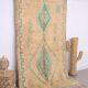 Peach & Turquoise vintage moroccan rug 143 x 249 cm - Berber Rug Handmade