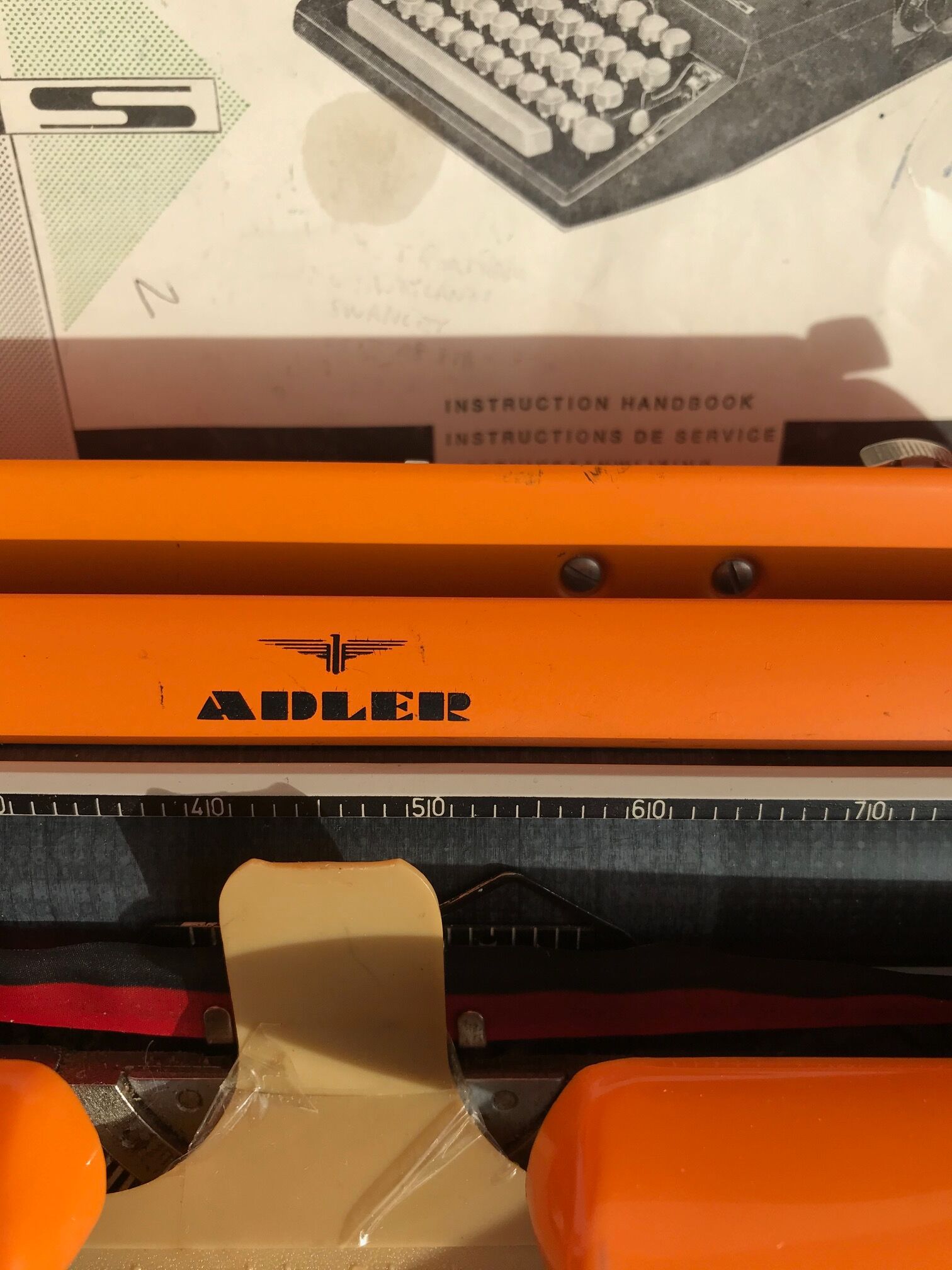 Adler portable typewriter - 1960s/70s