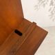 Pair of modernist wooden wall-mounted bedside tables – 1960s