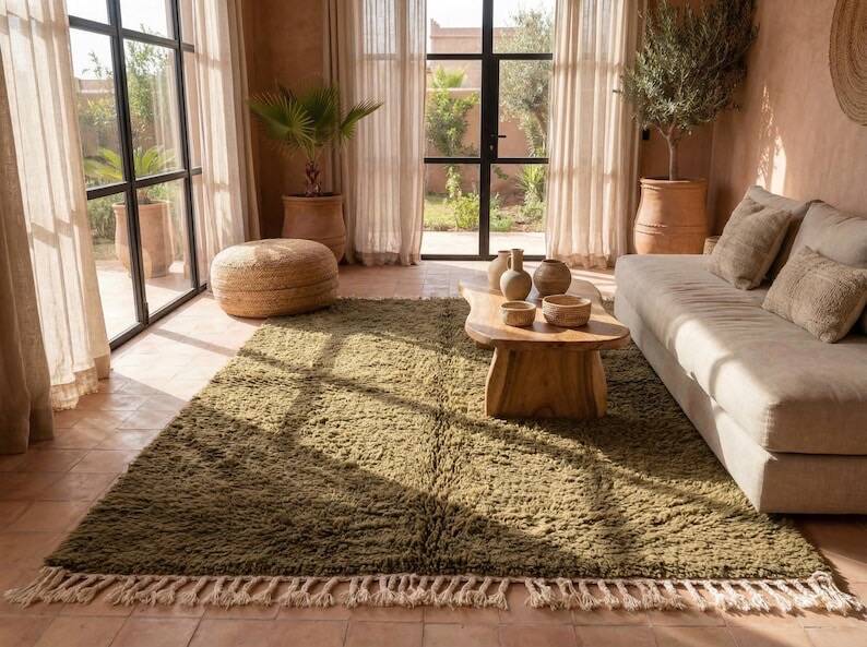 Handmade Berber rug for your space, size 200/300 cm.