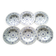 6 Myott English earthenware soup plates. Finlandia model