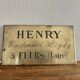 Plaque de métier en laiton - Constructeur