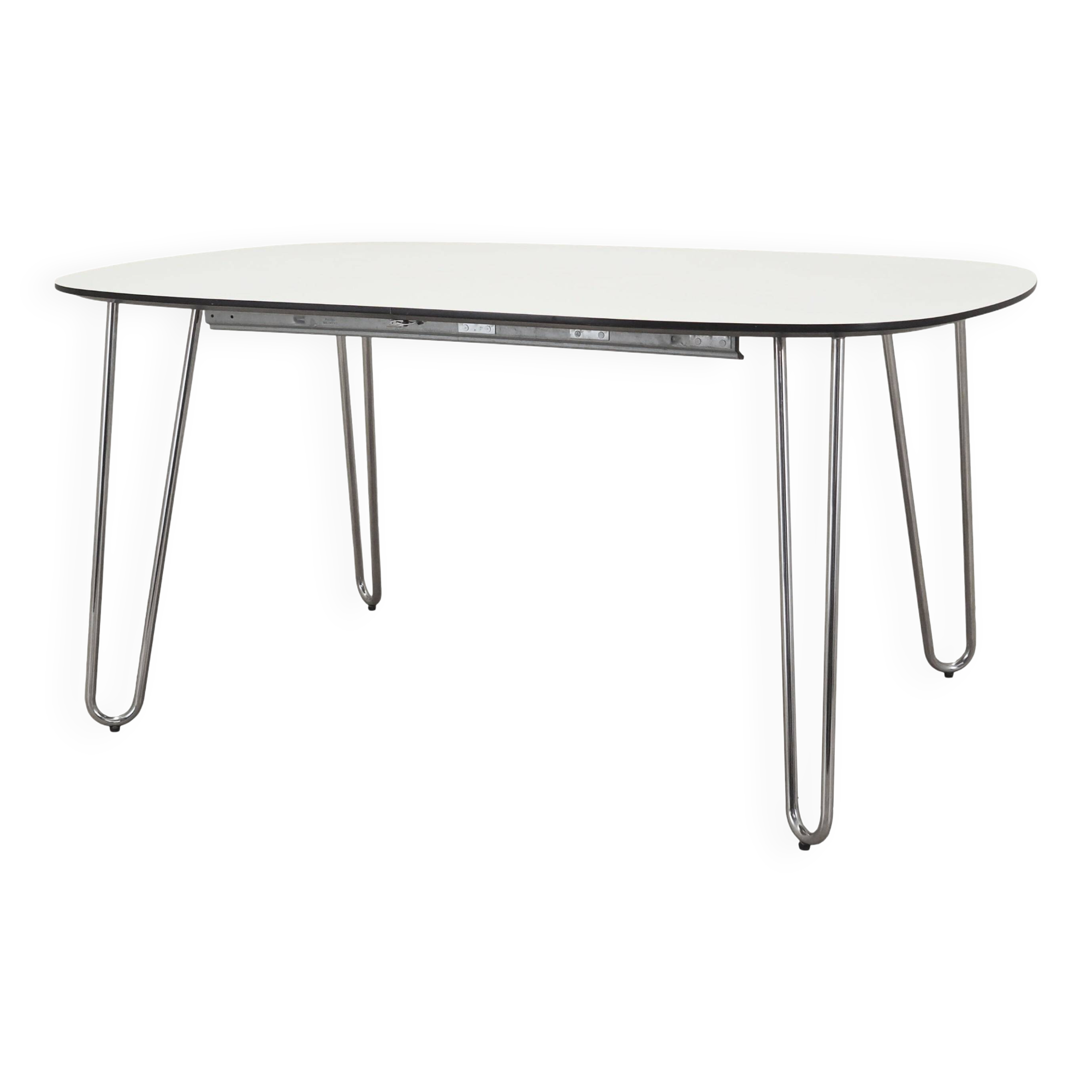 White table, Italian design, 1990s, production: Italy