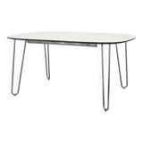 White table, Italian design, 1990s, production: Italy