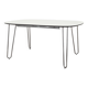 White table, Italian design, 1990s, production: Italy