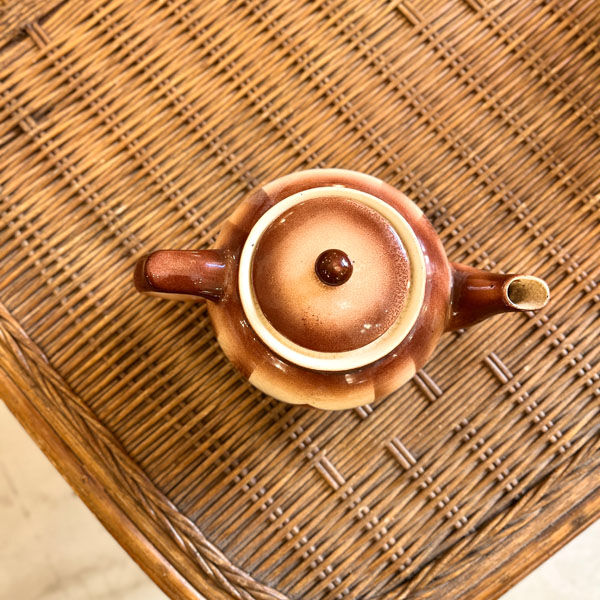 Art Deco teapot in German ceramics, Bunzlau