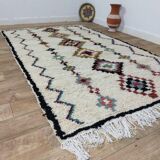 Handmade wool Berber rug 258x164 cm