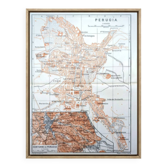 Imprimée en 1909, Pérouse, Italie.