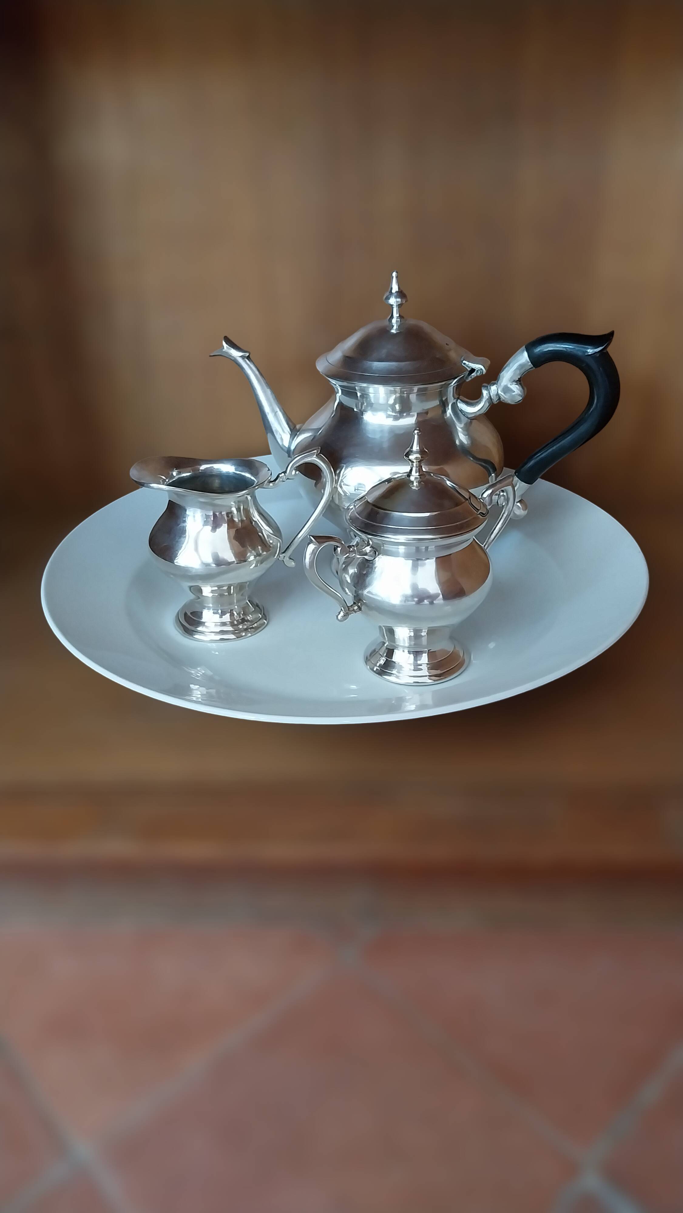 silver tea set