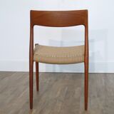 Model chair 77 by Niels O Moller Denmark 1960