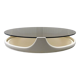 Round spce age coffee table 1960’s, Opal Möbel