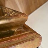 Antique mirror in gilded wood