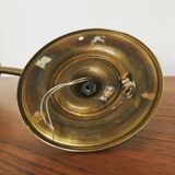 Magnificent adjustable italian Mid Century Modern brass wall sconce