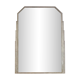 Miroir biseauté art déco métal  101 X l75 cm