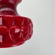 Red glass pendant by Peill and Putzler 1960