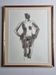 Original ink and wash drawing, framed, 38 x 44 cm
